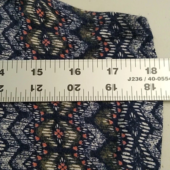 MAURICES WOVEN RACER BACK, PRINT TANK TOP, TUNIC, BEACH COVER UP, - Picture 4 of 6